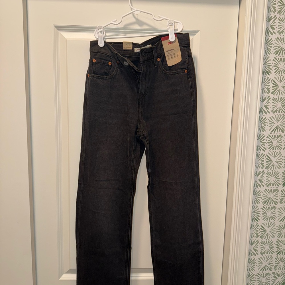 Levi's Black Straight Jeans Classic Fit